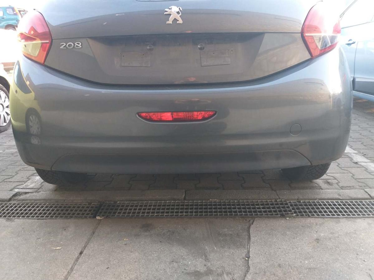 Peugeot 208 original Sto&szlig;stange Stossf&auml;nger hinten KTP Grau Shark Bj.2015